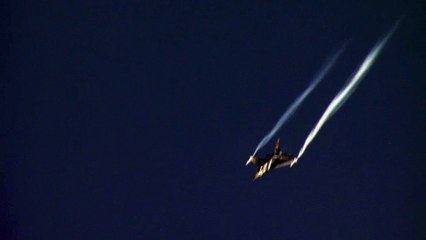 Le F16 Belge dans le ciel de Salon-de-Provence.