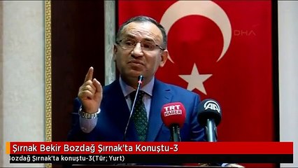 Şırnak Bekir Bozdağ Şırnak'ta Konuştu-3