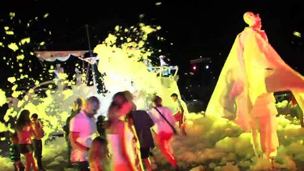 Chromatiques 2013: la soirée mousse à la fin du voyage des Aquarêves ( Images C Giliberti)