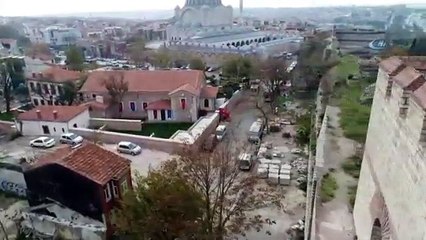 Restorasyonu Tamamlanan Aya Yorgi, Havadan Görüntülendi