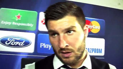 "Dédé" Gignac en mode déception après la défaite de l'OM face à Arsenal.