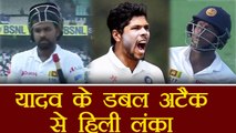 India Vs Sri Lanka 1st test : Umesh Yadav gets Angelo Mathews wicket, India fought back