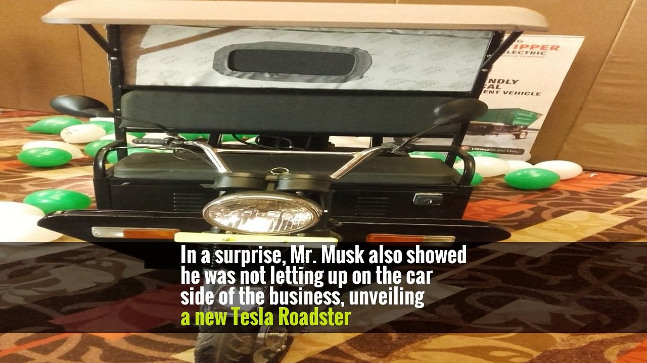 Tesla Unveils an Electric Rival to Semi Trucks