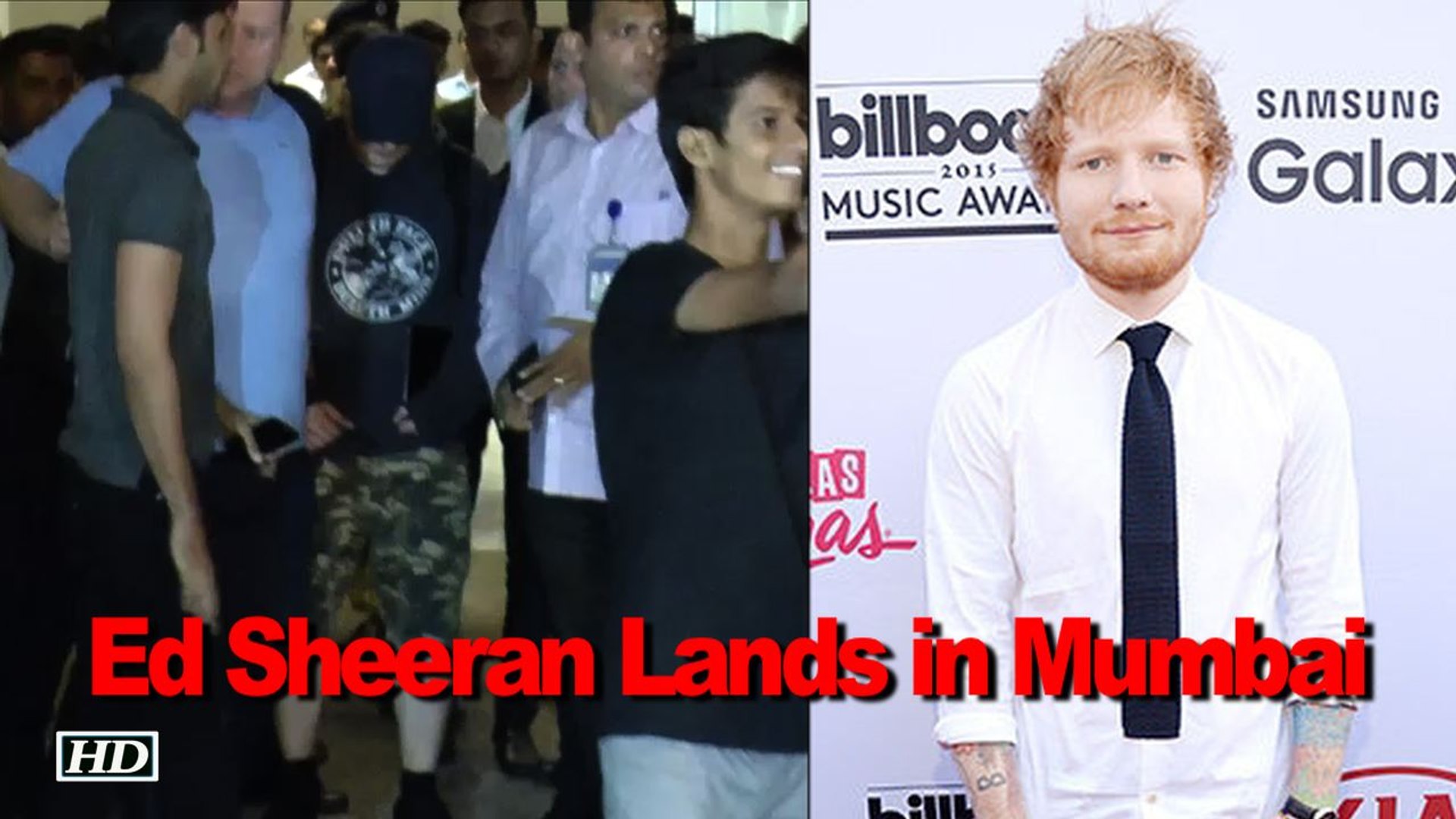 Ed Sheeran 'Shape of You' Singer Lands in Mumbai