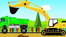 はたらくくるまのまとめ★ショベルカー対ブルドーザー・トラック・ごみ収集車★子供向け動画 のりもの★ Vehicles animation for Kids !