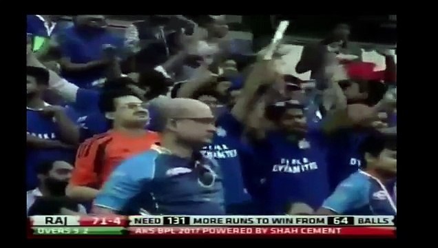 Afridi's 4 Wickets vs Rajshahi Kings in BPL 2017