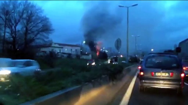 Incendie aux Aygalades.