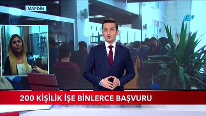 200 Kişilik İşe Binlerce Başvuru