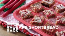 Seasonal Recipes - How to Make Rhubarb Shortbread Bars