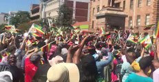 Anti-Mugabe Demonstrators March Through Bulawayo