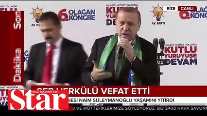 Cumhurbaşkanı Erdoğan'dan Naim Süleymanoğlu vefatına ilişkin açıklama