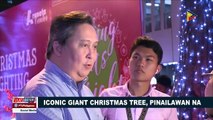 Iconic giant christmas tree, pinailawan na