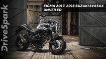 EICMA 2017: Suzuki SV650X Revealed