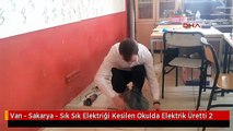 Van - Sakarya - Sık Sık Elektriği Kesilen Okulda Elektrik Üretti 2