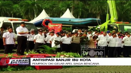Antisipasi Banjir, Pemprov DKI Gelar Apel Siaga Bencana