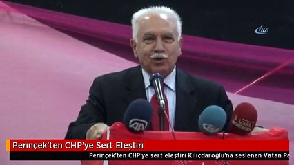 Perinçek'ten CHP'ye Sert Eleştiri