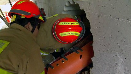 대형 지진으로 건물 붕괴하면?...매몰자 찾고 구조 / YTN