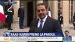 Le Premier ministre démissionnaire du Liban Saad Hariri 