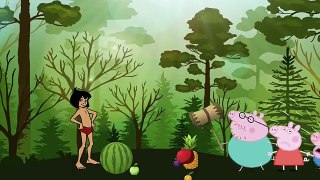 #Peppa Pig VS Mowgli Jungle Book Full Episode George Crying Finger Family Nursery Rhymes