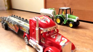 Car Trailer Transporting Toys from one place to another _ Video for Kids-pjrEiAO6Mow