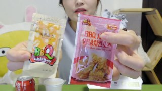 【韓国】サクサクオリーブチキン食べる。(bbq)-BPzYvrZBEjI