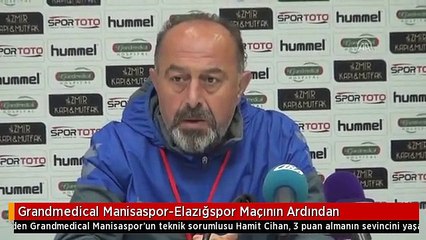Grandmedical Manisaspor-Elazığspor Maçının Ardından