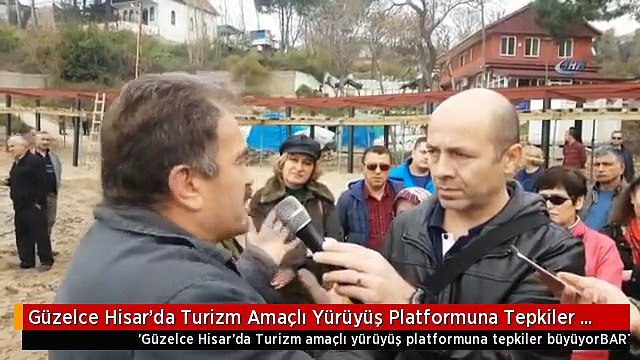 Güzelce Hisar'da Turizm Amaçlı Yürüyüş Platformuna Tepkiler Büyüyor