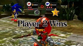 ABM Adventure Gameplay: Sonic vs Knuckles The Black Knight Match!! HD