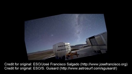Time Lapse Sky Shows Earth Rotating Instead of Stars (fixed audio)
