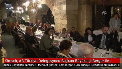 Şimşek, AB Türkiye Delegasyonu Başkanı Büyükelçi Berger ile Bir Araya Geldi