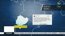 Dos fuertes sismos sacuden Ecuador en menos de 24 horas