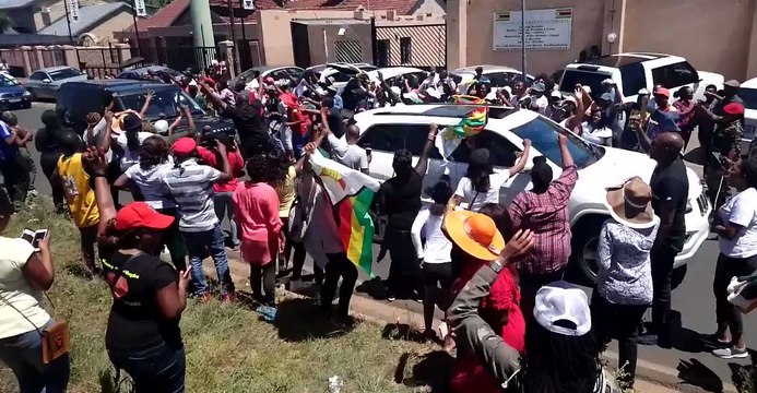 Solidarity March Held Outside Zimbabwean Consulate in South Africa