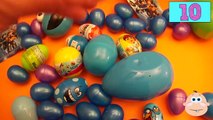 Huge 50 Surprise Egg Opening for BOYS! Kinder Surprise Disney Pixar Cars Batman Spiderman Lego
