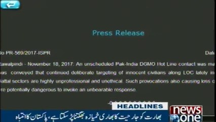 NewsONE Headlines 10PM | 18-November-2017