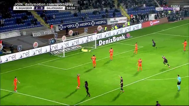 Bafetimbi Gomis Goal HD - Basaksehir 2 - 1 Galatasaray - 18.11.2017 (Full Replay)