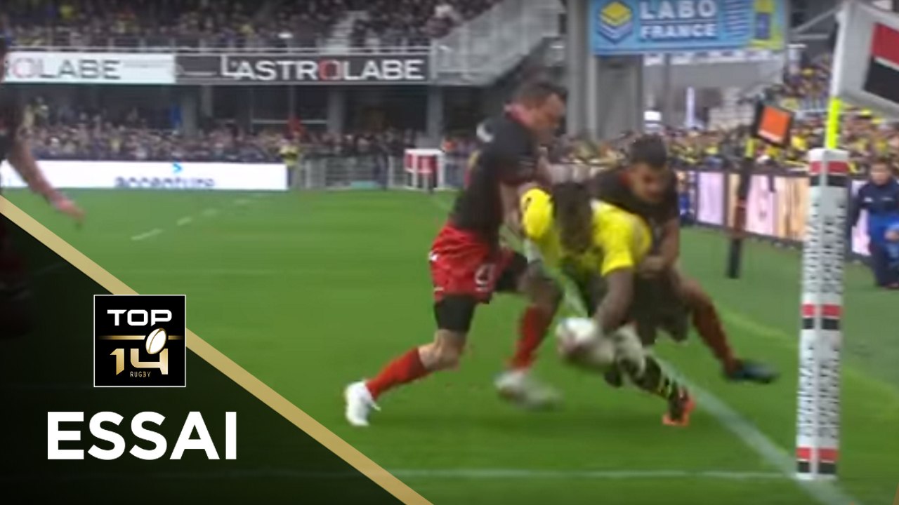TOP 14 - Essai Alivereti RAKA 1 (ASM) - Clermont - Lyon - J10 - Saison 2017/2018