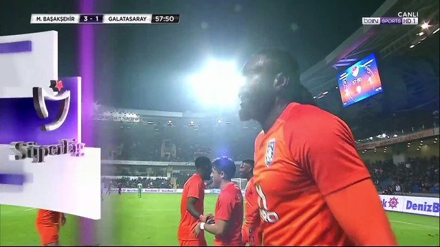 3-1 Emmanuel Adebayor Goal Turkey Süper Lig - 18.11.2017 Istanbul Basaksehir 3-1 Galatasaray SK