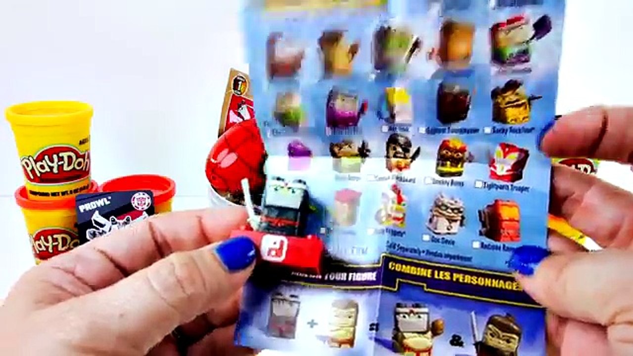 ~*GIANT NINJAGO KAI RED NIJA*~ LEGO Giant Play Doh Surprise Egg TMNT Spiderman Minecraft