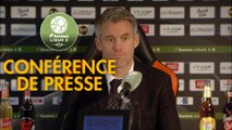 Conférence de presse FC Lorient - Stade Brestois 29 (4-2) : Mickaël LANDREAU (FCL) - Jean-Marc FURLAN (BREST) - 2017/2018