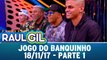 Jogo do Banquinho - Parte 1 - Programa Raul Gil - 18.11.17