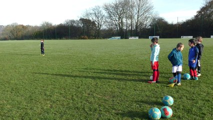 Les U6 restent concentrés....