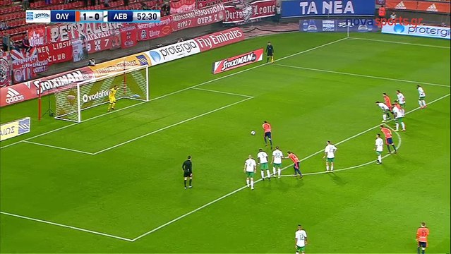 Fortounis penalty miss - Olympiakos Piraeus - Levadiakos- 18.11.2017
