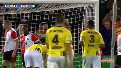 1-1 Damian van Bruggen Amazing Goal Holland  Eredivisie - 18.11.2017 Feyenoord 1-1 VVV Venlo