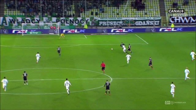 1-0 Marco Paixão Goal Poland Ekstraklasa - 18.11.2017 Lechia Gdansk 1-0 Wisla Plock