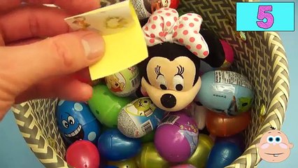50 DISNEY Surprise Egg Opening! Pixar Cars Princess Mickey Minnie Mouse Monster University