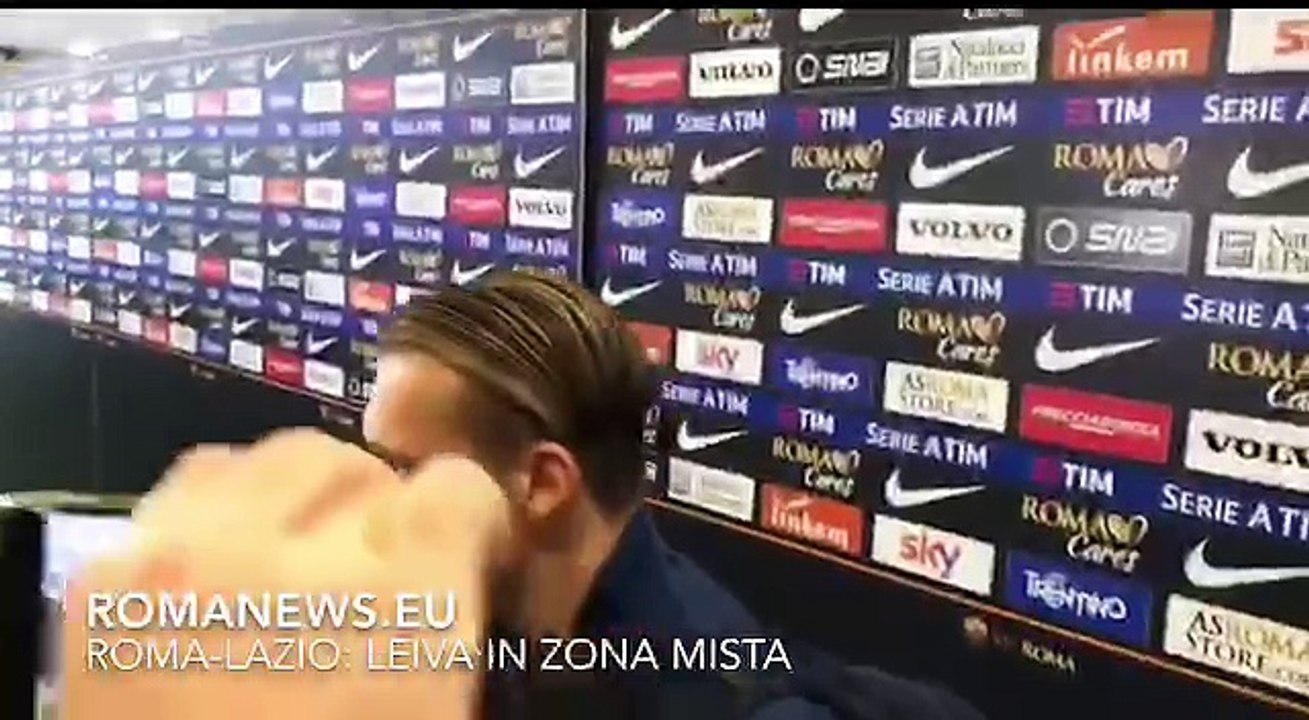 Roma-Lazio: Leiva in zona mista