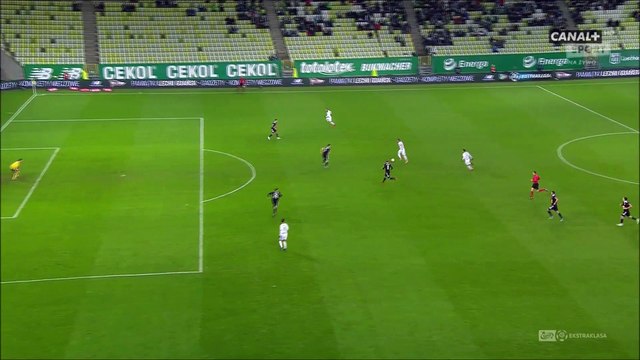2-0 Miloš Krasić Goal Poland Ekstraklasa - 18.11.2017 Lechia Gdansk 2-0 Wisla Plock