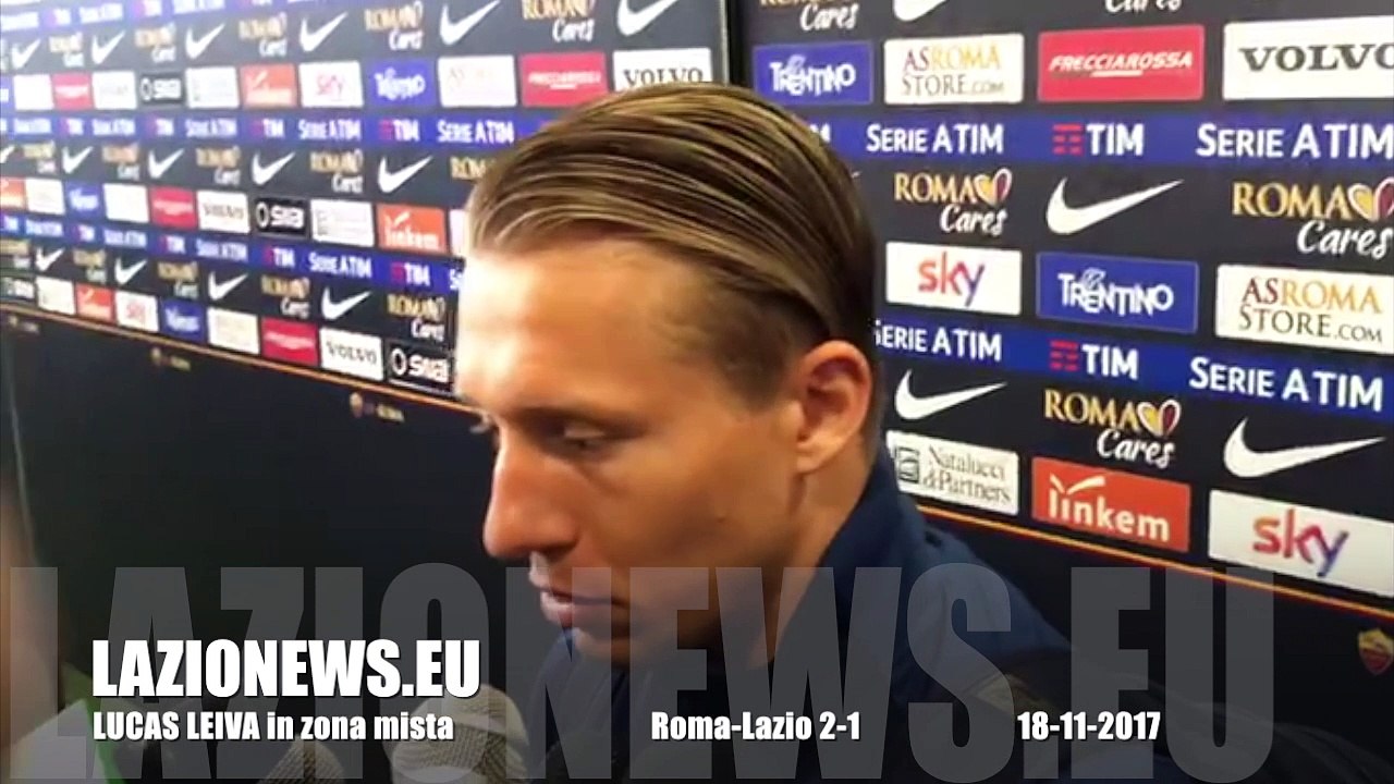 Lucas LEIVA, dopo Roma-Lazio 2-1