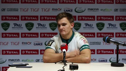 La réaction de Bastien Pourailly après Section Paloise - Brive (34-15)