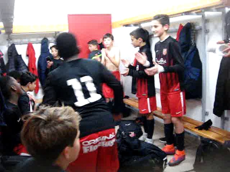 U13 regionaux vestiaire a Limay